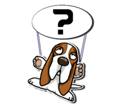 Basset hound 7(Mascot Strap) sticker #10387478