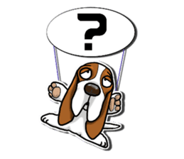 Basset hound 7(Mascot Strap) sticker #10387478
