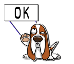 Basset hound 7(Mascot Strap) sticker #10387480