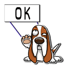 Basset hound 7(Mascot Strap) sticker #10387480