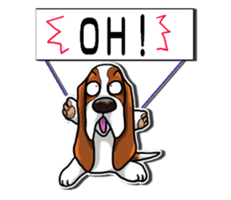 Basset hound 7(Mascot Strap) sticker #10387482