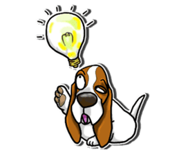 Basset hound 7(Mascot Strap) sticker #10387495