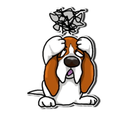 Basset hound 7(Mascot Strap) sticker #10387496