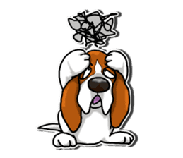 Basset hound 7(Mascot Strap) sticker #10387496