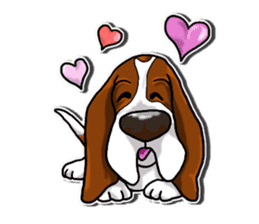 Basset hound 7(Mascot Strap) sticker #10387500
