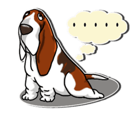 Basset hound 7(Mascot Strap) sticker #10387503