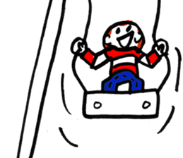 Matsuoka and funny creatures4 sticker #10388106