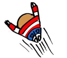 Matsuoka and funny creatures4 sticker #10388108