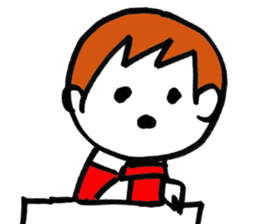 Matsuoka and funny creatures4 sticker #10388109