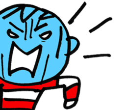 Matsuoka and funny creatures4 sticker #10388118