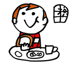 Matsuoka and funny creatures4 sticker #10388119