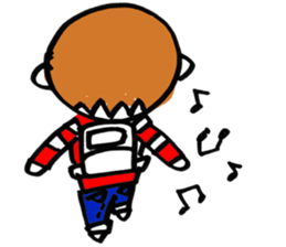 Matsuoka and funny creatures4 sticker #10388123