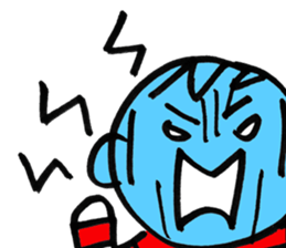 Matsuoka and funny creatures4 sticker #10388124