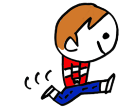 Matsuoka and funny creatures4 sticker #10388125