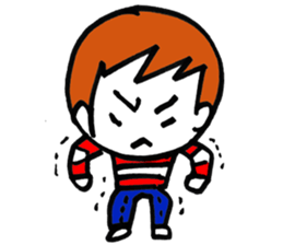 Matsuoka and funny creatures4 sticker #10388130