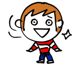 Matsuoka and funny creatures4 sticker #10388133