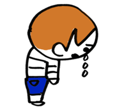 Matsuoka and funny creatures4 sticker #10388135