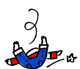 Matsuoka and funny creatures4 sticker #10388138