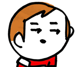 Matsuoka and funny creatures4 sticker #10388141