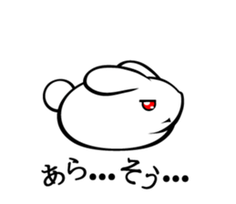 Elegant Colo rabbit sticker #10388147