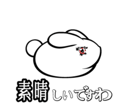 Elegant Colo rabbit sticker #10388152