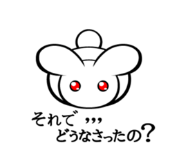 Elegant Colo rabbit sticker #10388158