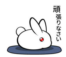 Elegant Colo rabbit sticker #10388176