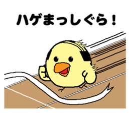 Bald bird three brothers 2 sticker #10388999