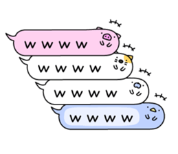 Animal? No! ! Balloon sticker #10389074