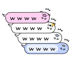 Animal? No! ! Balloon sticker #10389074