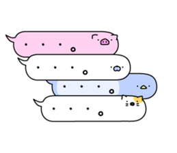 Animal? No! ! Balloon sticker #10389087