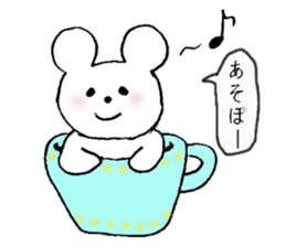 bear and daily life sticker #10389426