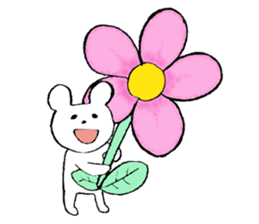 bear and daily life sticker #10389429