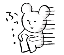 bear and daily life sticker #10389431