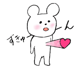 bear and daily life sticker #10389446