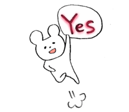 bear and daily life sticker #10389447