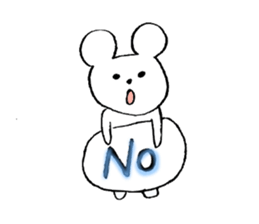 bear and daily life sticker #10389448