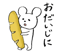 bear and daily life sticker #10389456