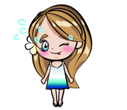 Lani and Kai in Hawaii 2 sticker #10389475