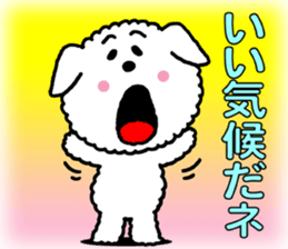 Go for it, dog pretty sticker #10389995