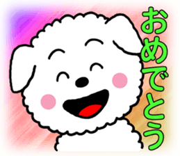 Go for it, dog pretty sticker #10390010