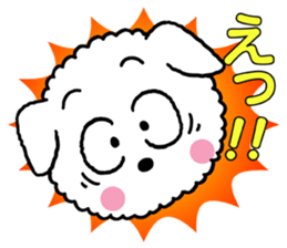 Go for it, dog pretty sticker #10390019