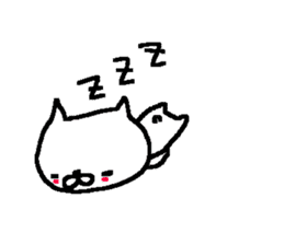 Cute Osaka Cat stickers! sticker #10390255