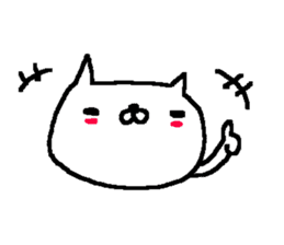 Cute Osaka Cat stickers! sticker #10390261