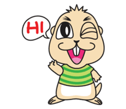 Sabb Sun : The Naughty Prairie Dog sticker #10390784