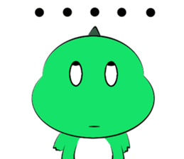 silly dinosaur sticker #10390946