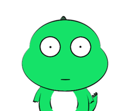 silly dinosaur sticker #10390948