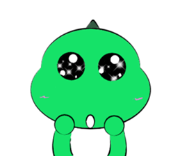 silly dinosaur sticker #10390951