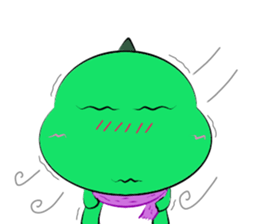 silly dinosaur sticker #10390952