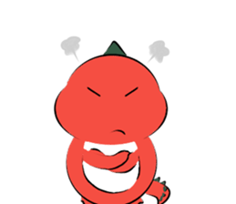 silly dinosaur sticker #10390959